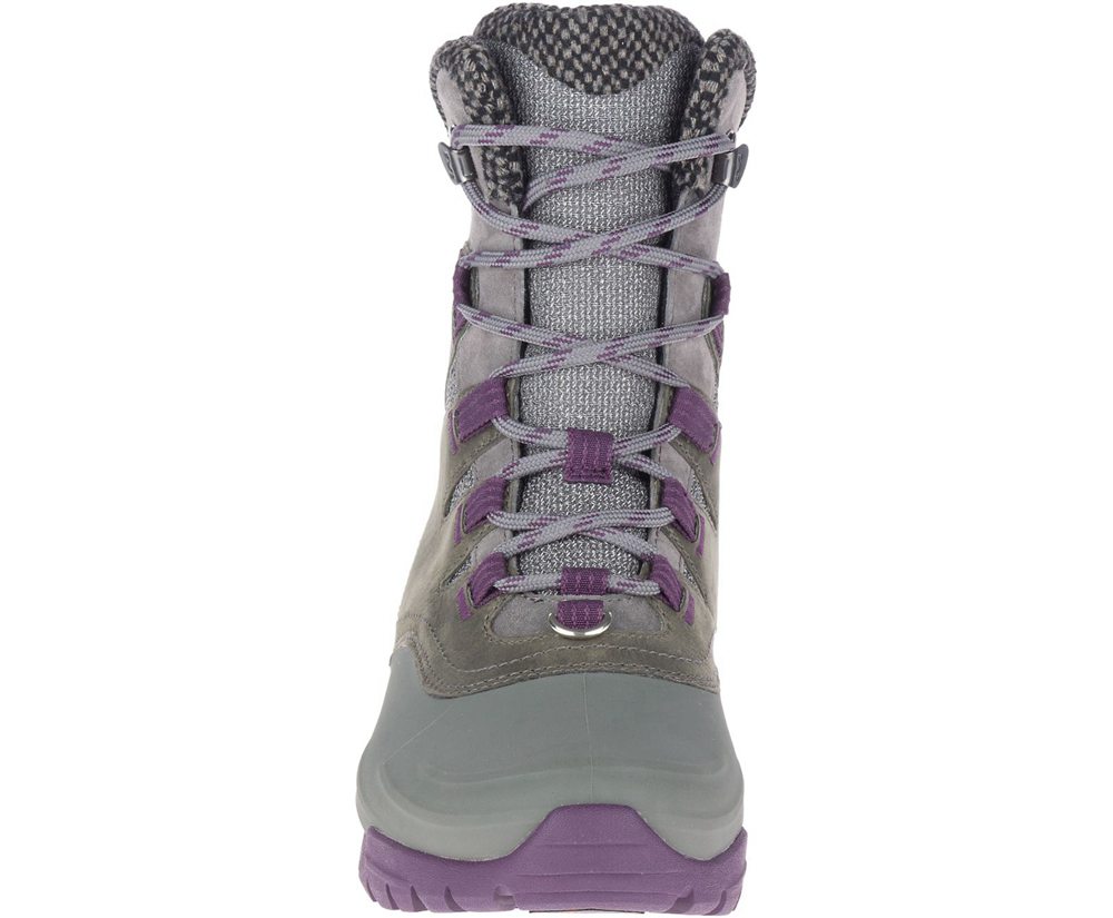 Merrell Boots Grey - Thermo Aurora 2 Mid Shell Waterproof - Womens 40PLCAHIQ